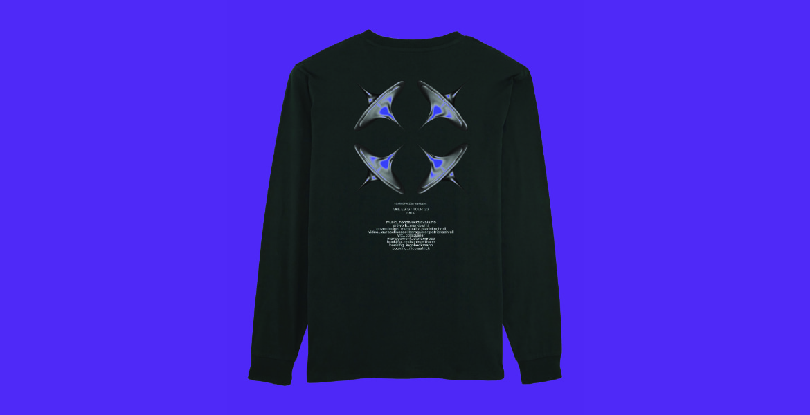  Gyrospace Longsleeve (limitiertes Tourshirt 2023), Mehr Kunstwerk als Merchpiece: das sensationelle Gyrospace-Longsleeve!  